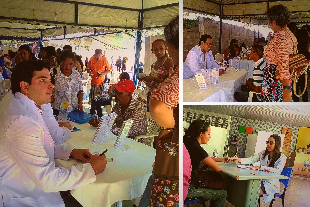 Mosaico de Eventos de Prevenção - Fotografias Reais